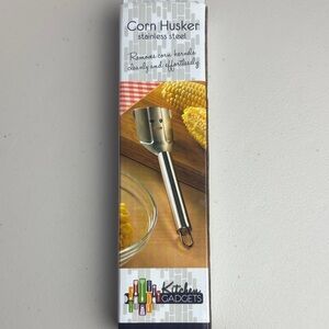 Stainless Steel Corn Husker - Silver